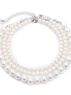 Boho Multi-layer Pearl Chain Necklace